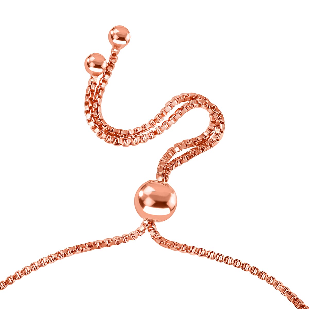 D'Joy Moissanite 3.35 ctw Bolo Bracelet in 18K Vermeil Rose Gold Over Sterling Silver image number 3