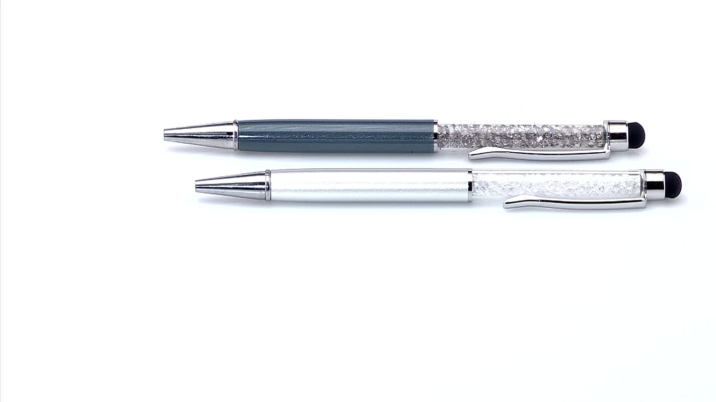 Livmore Set of 10 Multi Color 2 in 1 Ball Point Pen