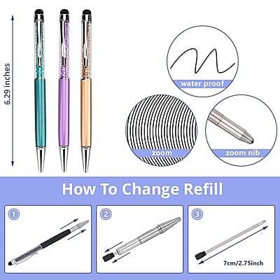 Livmore Set of 10 Multi Color 2 in 1 Ball Point Pen