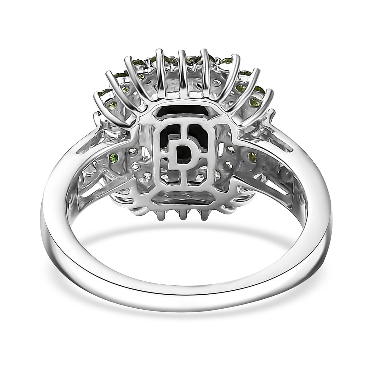 D'Joy Boulder Opal Triplet and Multi Gemstone 1.60 ctw Sunburst Ring in 18K Vermeil YG and Rhodium Over Sterling Silver (Size 10.0) image number 4