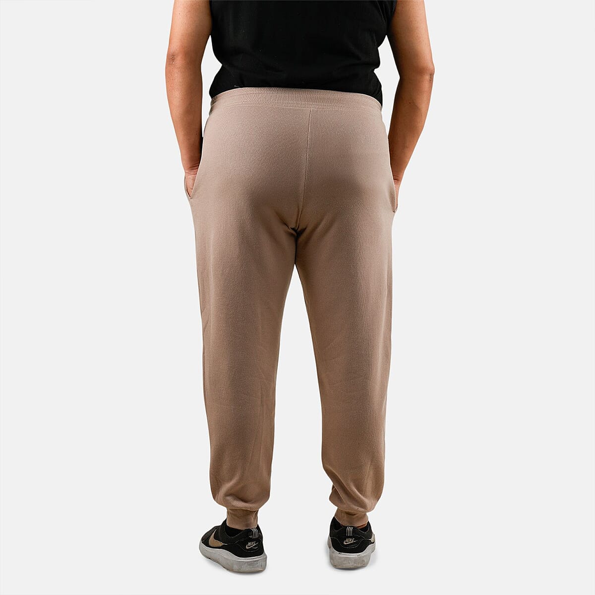 CLOSEOUT Bella Canvas Tan Unisex Cotton Blend Drawstring Joggers - XS image number 1