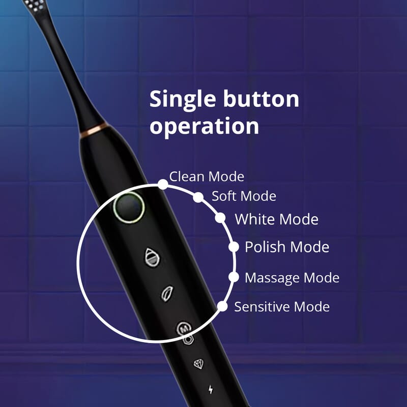 Closeout Electric Toothbrush and Water Flosser - Black