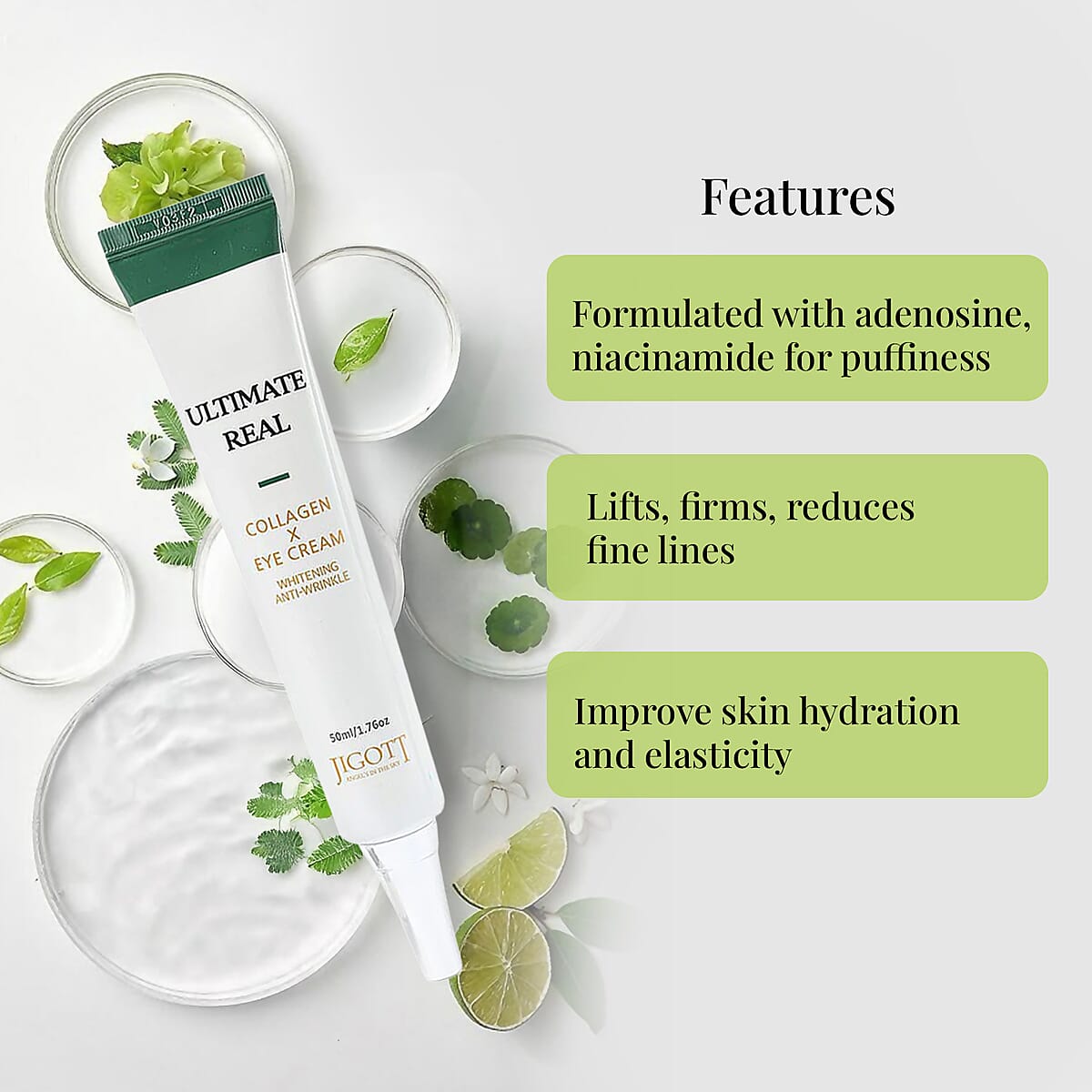 Jigott Ultimate Real Collagen Eye Cream image number 1