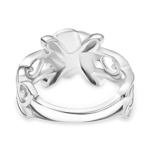 D'Joy 14K YG Plated Sterling Silver Ring (Size 8.0) 4.87 g