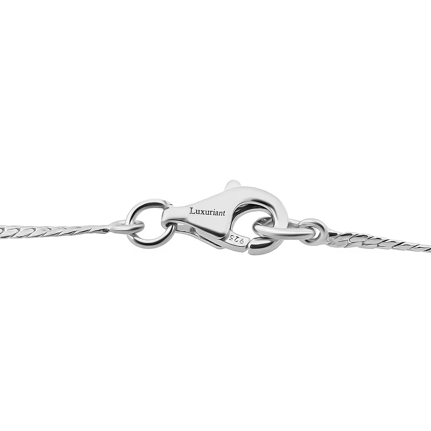 Luxuriant Lab Grown Diamond G-H SI 1.50 ctw Starlight Necklace in Rhodium Over Sterling Silver 18 Inches