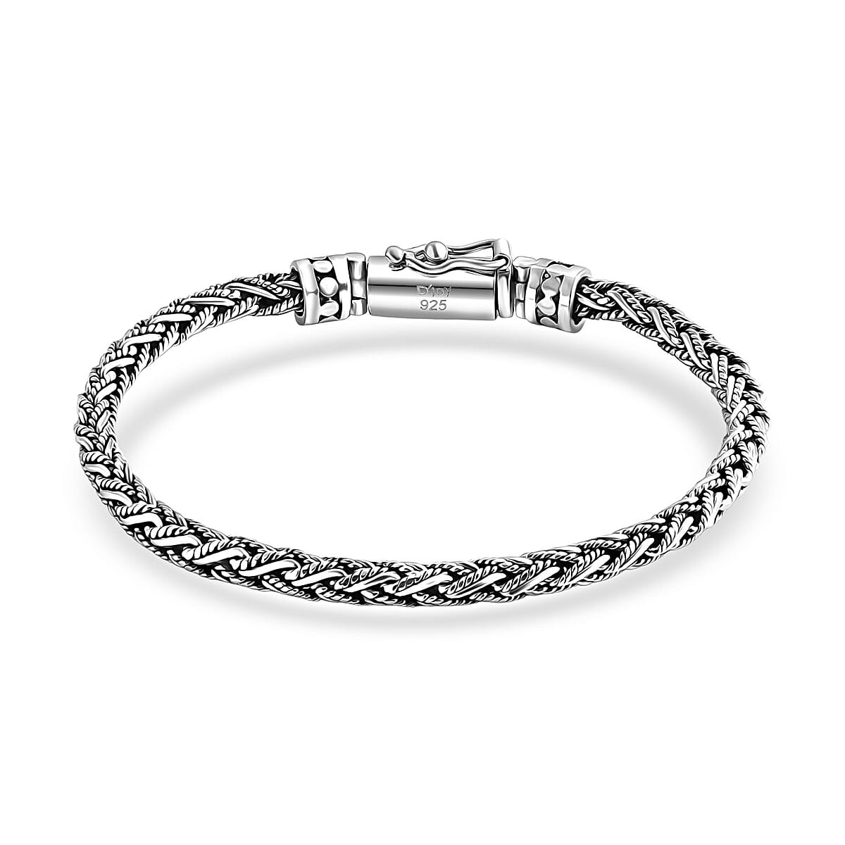 Bali Legacy Padian Braided Chain Bracelet in Sterling Silver (6.50 In) 17.20 Grams image number 0