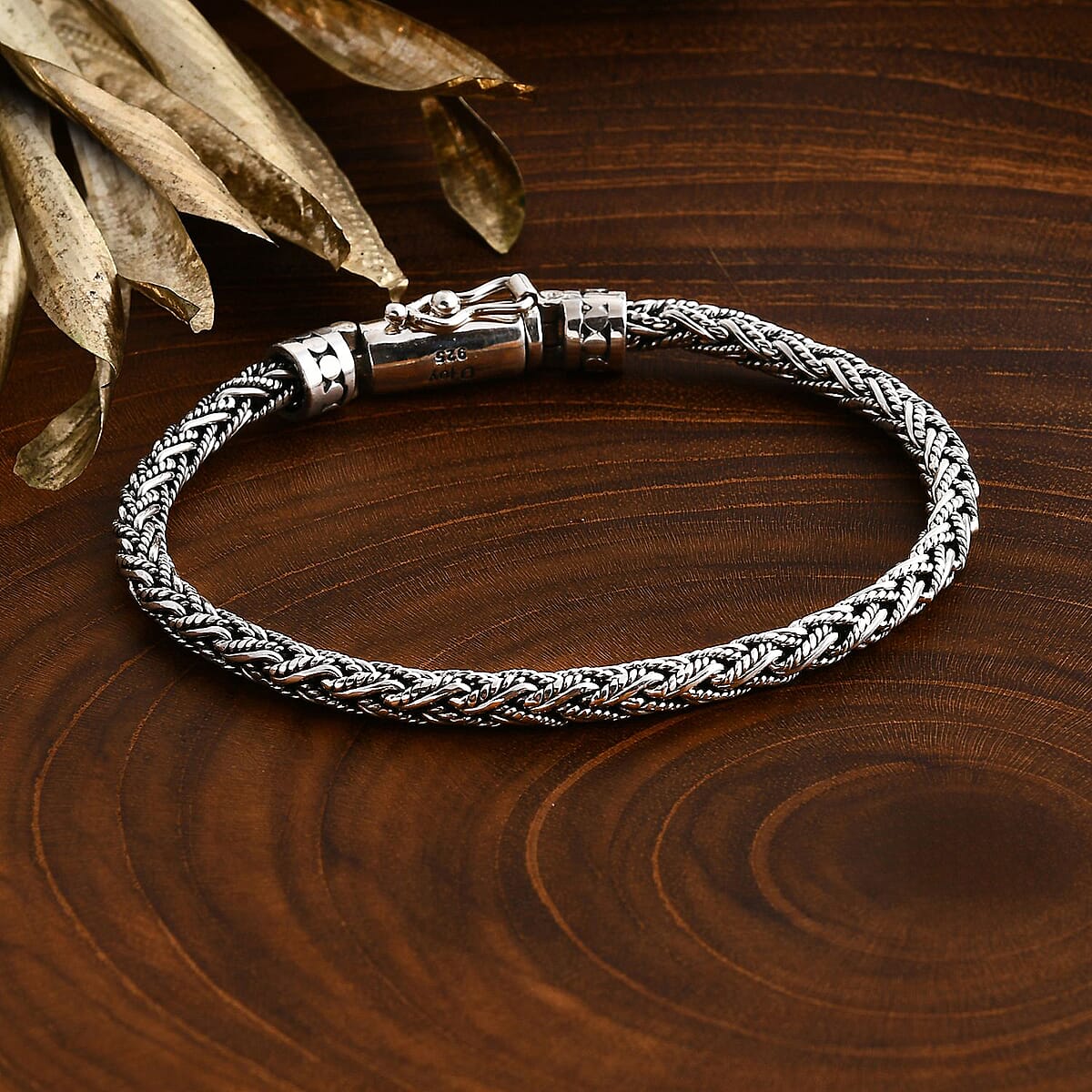 Bali Legacy Padian Braided Chain Bracelet in Sterling Silver (6.50 In) 17.20 Grams image number 1