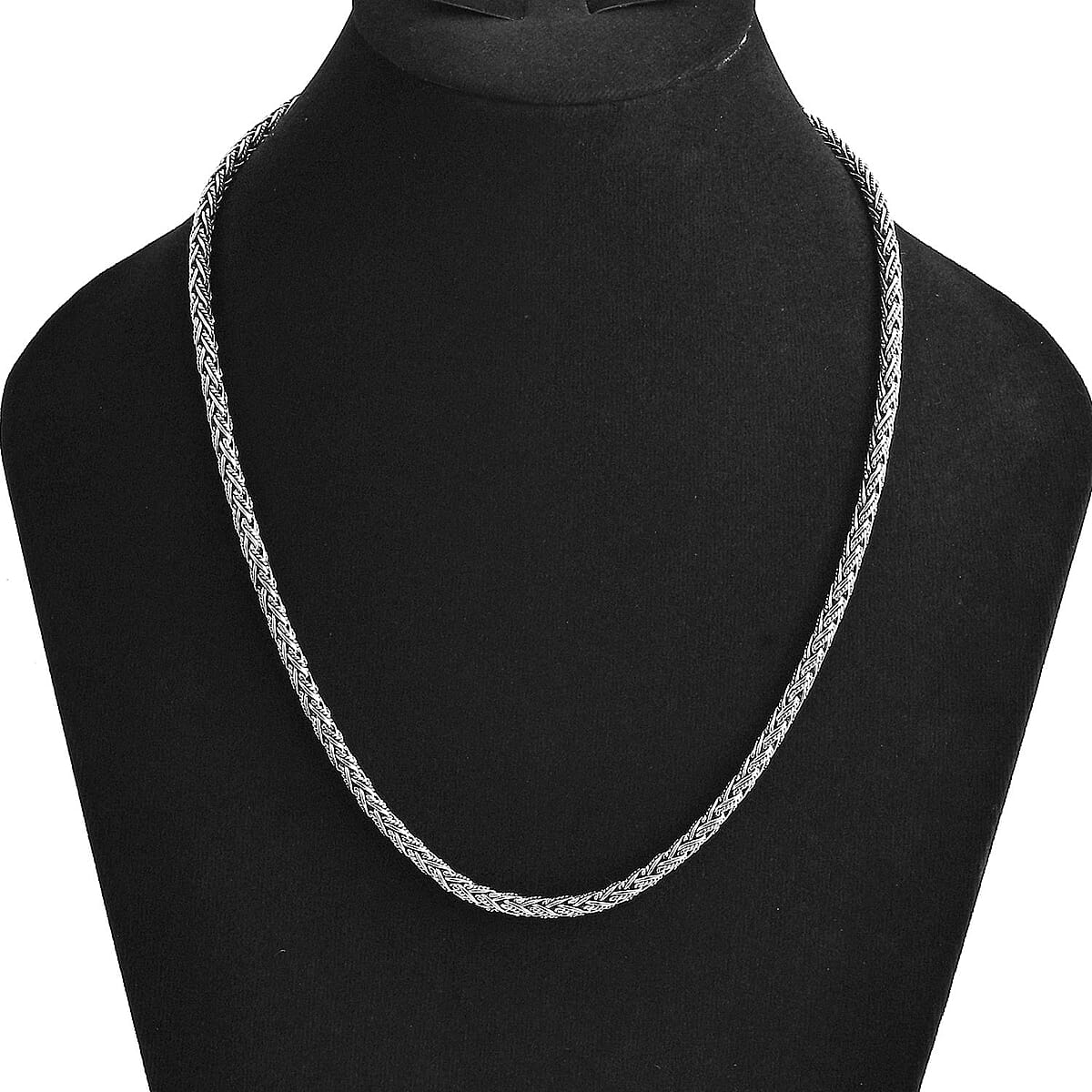 Bali Legacy Padian Braided Chain Necklace in Sterling Silver 40.50 Grams 20 Inches image number 2