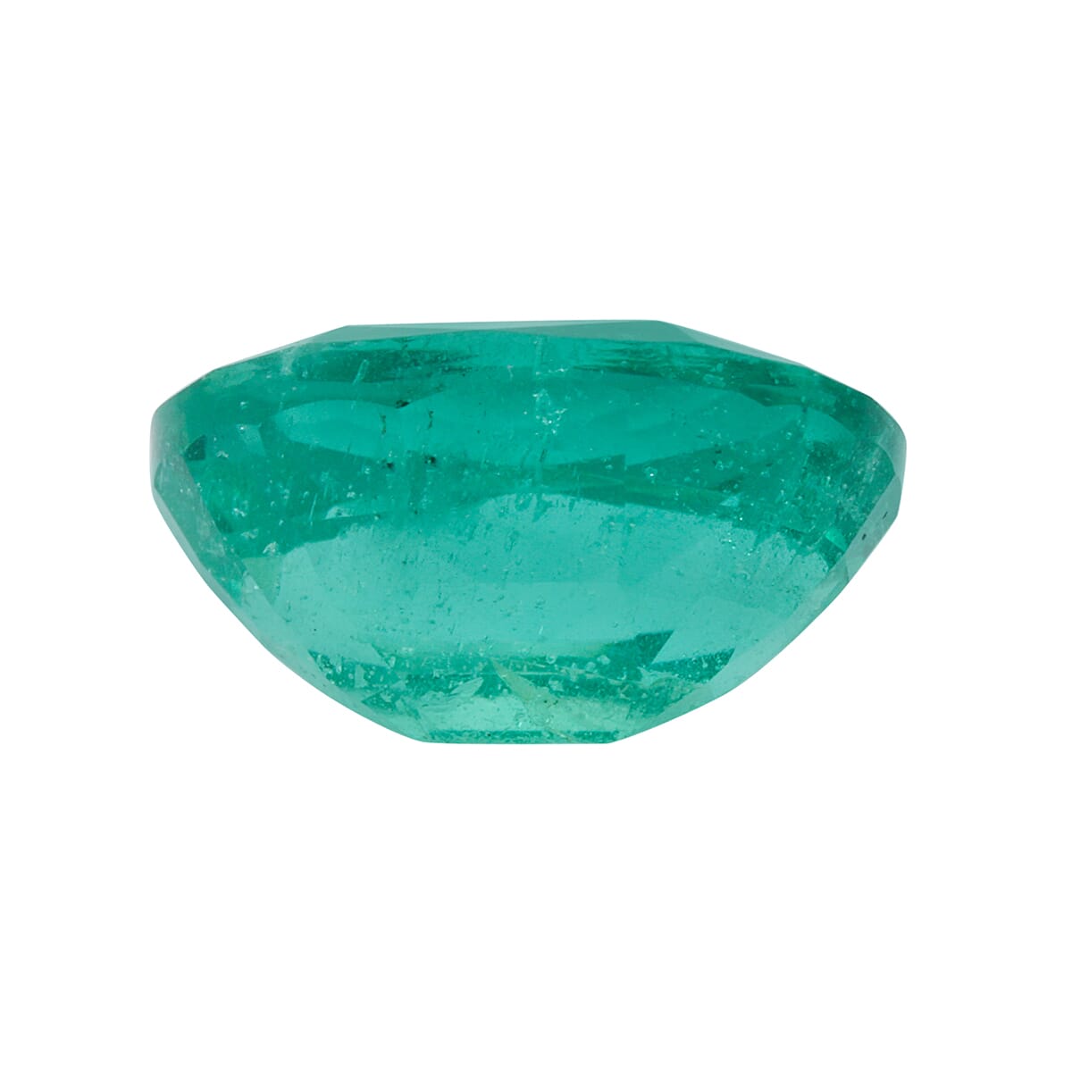 AAAA Gemfields Emerald (Oval 8x6 mm) 1.20 ctw image number 2