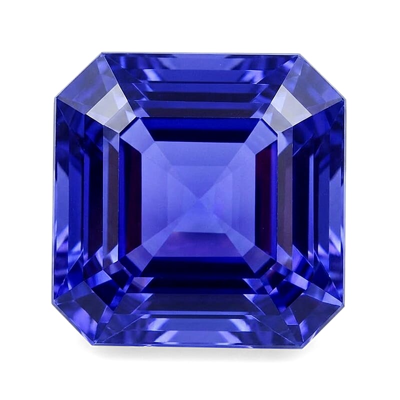 Collector's Edition AAAA Asscher Cut Tanzanite (Sqr 8 mm) 2.50 ctw