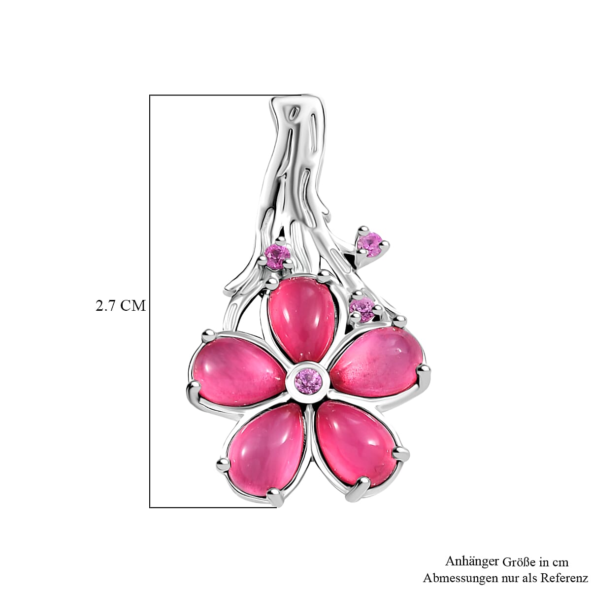 GP Mulberry Moonstone and Madagascar Pink Sapphire 4.70 ctw Earrings in Rhodium Over Sterling Silver image number 7