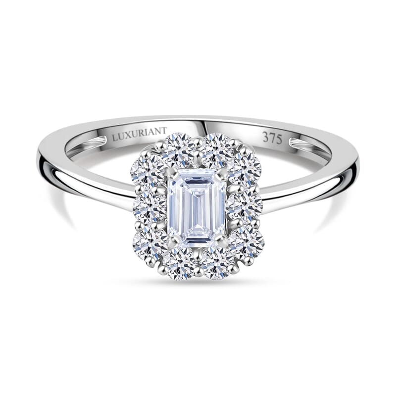 Luxuriant Lab Grown Diamond G-H VS 1.00 ctw Solitaire Ring in 9K White Gold (Size 6.5)