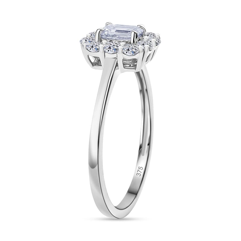 Luxuriant Lab Grown Diamond G-H VS 1.00 ctw Solitaire Ring in 9K White Gold (Size 6.5)