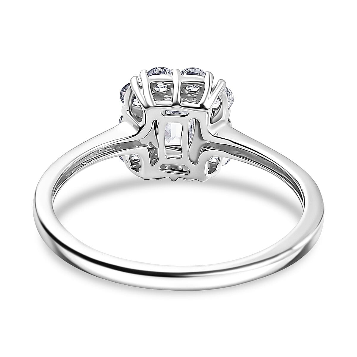 Luxuriant Lab Grown Diamond G-H VS 1.00 ctw Solitaire Ring in 9K White Gold (Size 6.5)