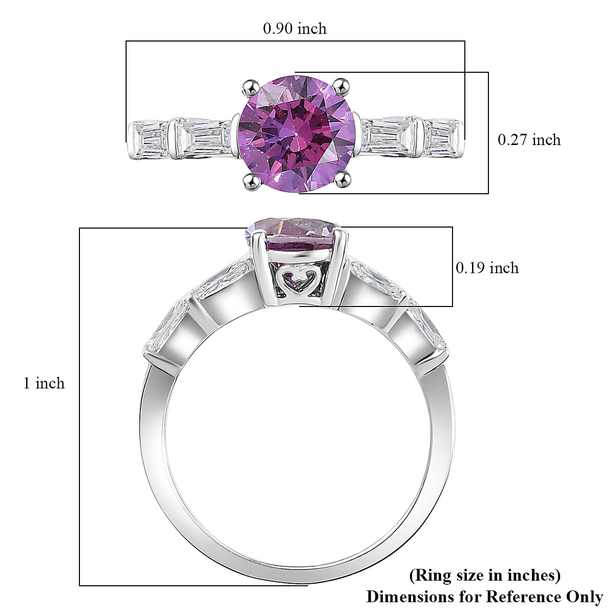 Buy J Francis Embellished with Fancy Purple and White