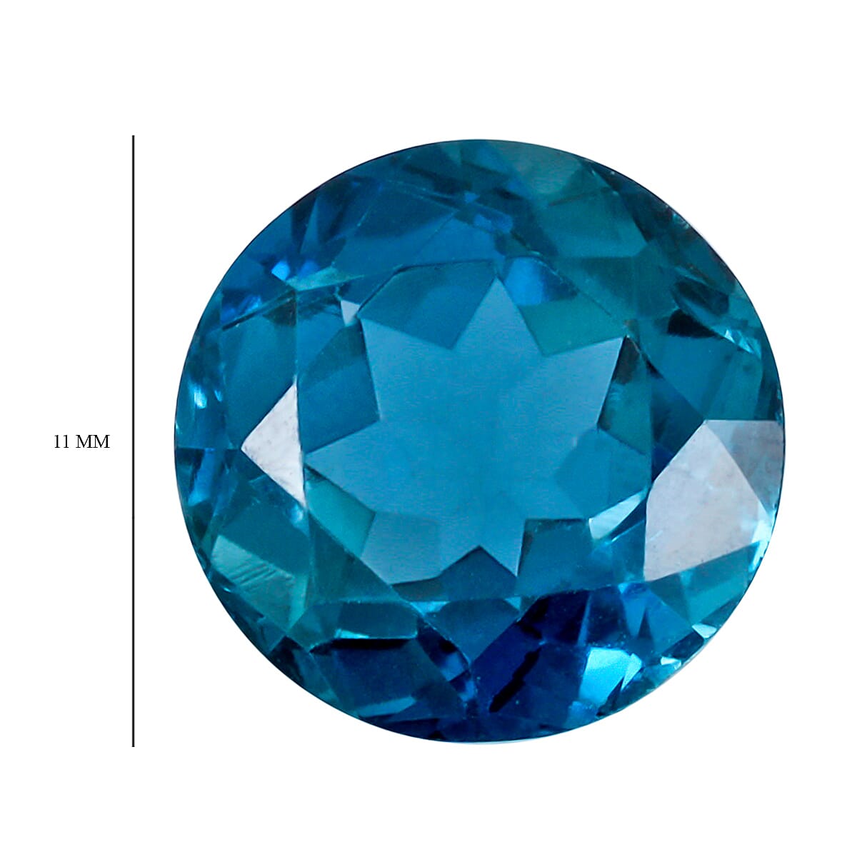 AAAA London Blue Topaz (Rnd 11 mm) 6.00 ctw image number 3