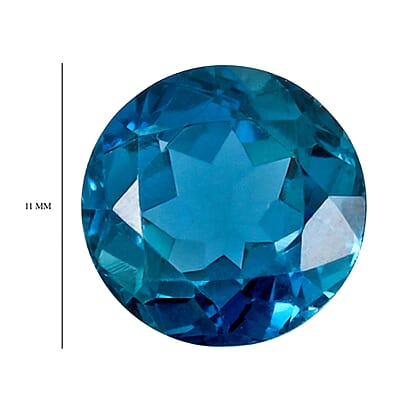 AAAA London Blue Topaz (Rnd 11 mm) 6.00 ctw