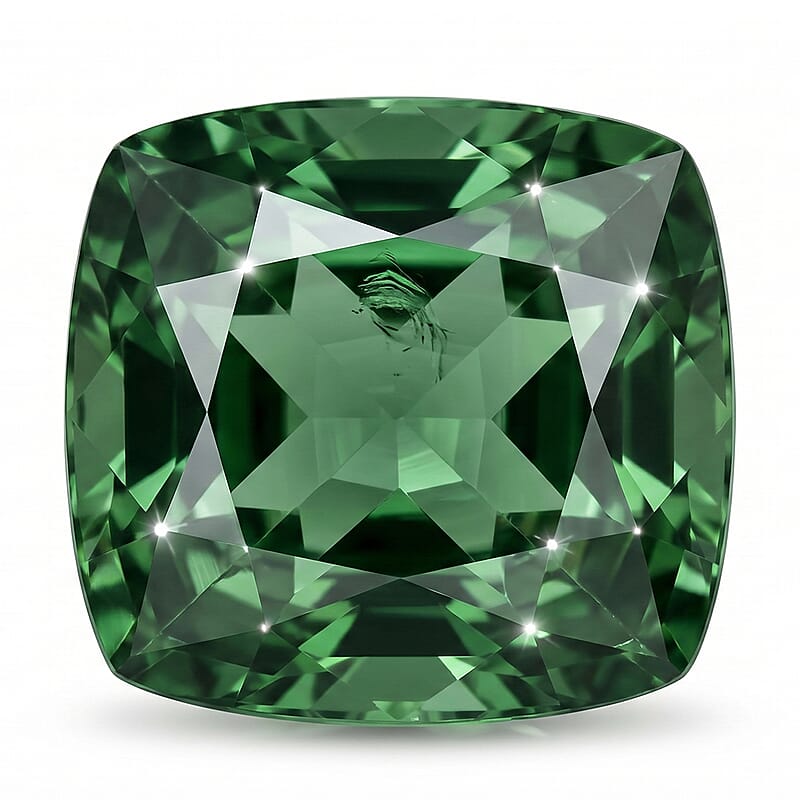 AAAA Green Tourmaline (Cush 7.5x7.5 mm) 2.00 ctw