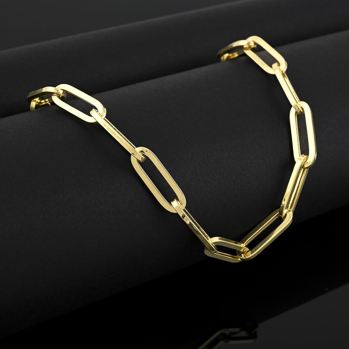 6mm Paperclip Chain Necklace in 10K Yellow Gold 18.40 Grams 24 Inches image number 1
