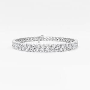 Luxuriant Lab Grown Diamond G SI 8.00 ctw Bracelet in Sterling Silver (7.25 In)