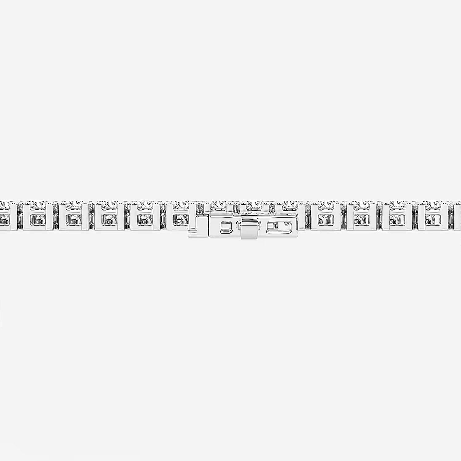 Luxuriant Lab Grown Diamond G SI 8.00 ctw Bracelet in Sterling Silver (7.25 In)