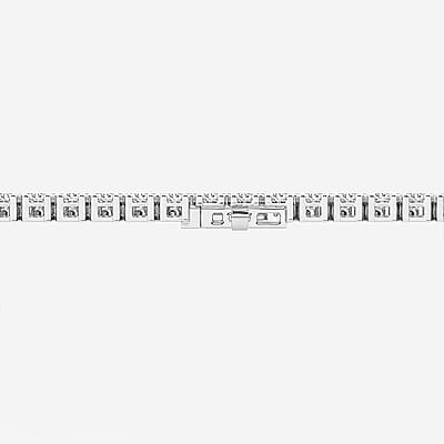 Luxuriant Lab Grown Diamond G SI 8.00 ctw Bracelet in Sterling Silver (7.25 In)