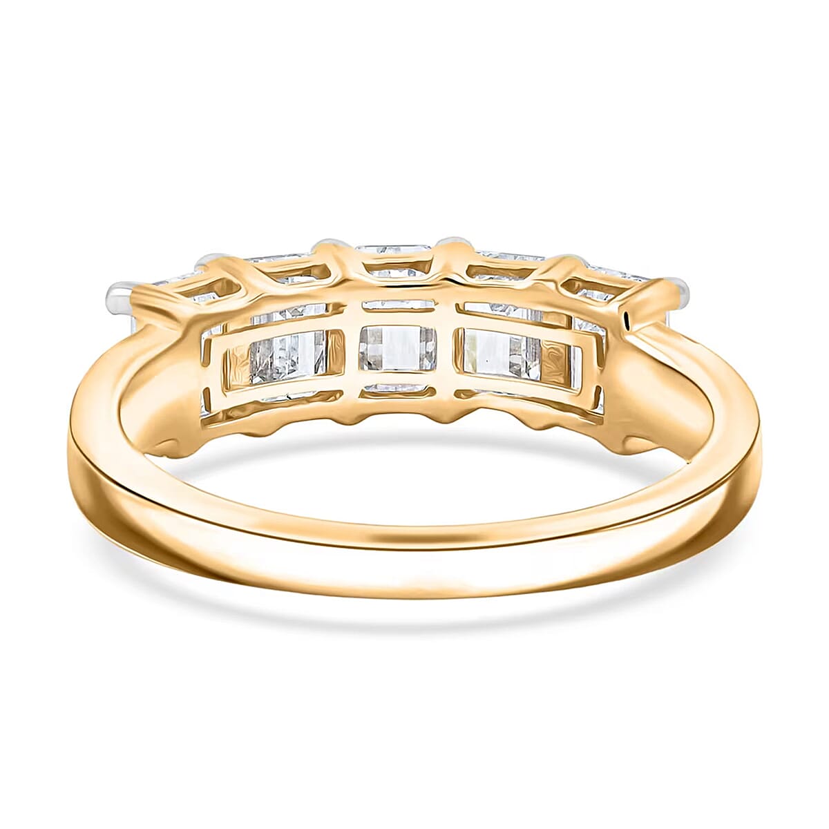 14K Yellow Gold Luxuriant Lab Grown Diamond (G, VS) Ring (Size 4.5) (3.95 g) 2.50 ctw image number 7