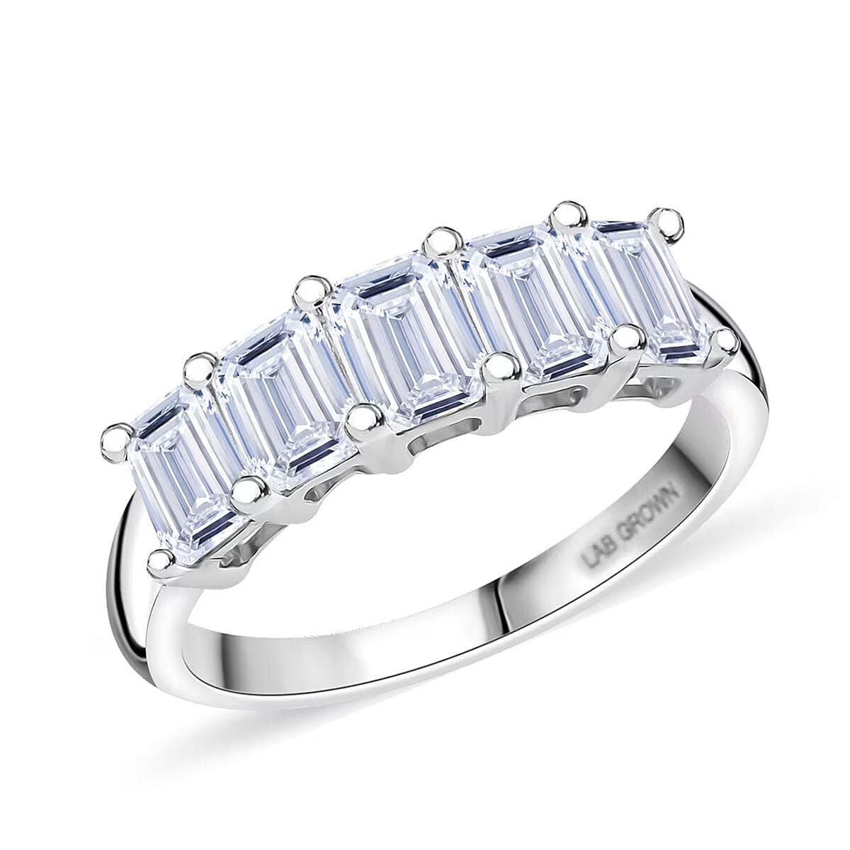 Luxuriant Lab Grown Diamond G VS 2.50 ctw Ring in 14K White Gold (Size 10.0) 3.95 Grams image number 0
