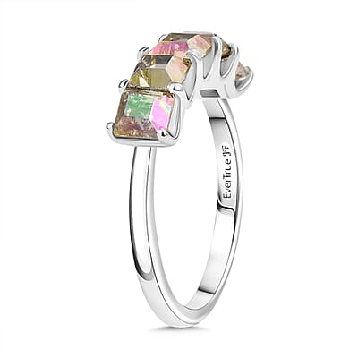 Lumingreen Austrian Crystal Ring in Platinum Bond (Size 6.5)
