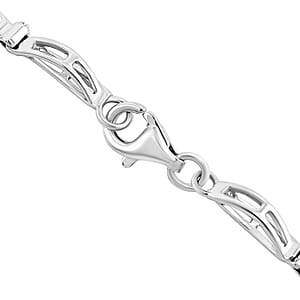 White Sapphire 3.00 ctw Bracelet in Sterling Silve (7.00 In) 