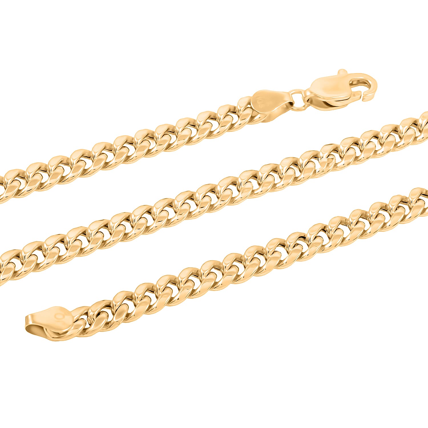 10K Yellow Gold 2.7mm Hollow Miami Cuban Necklace (26 Inches) (6.5 g)