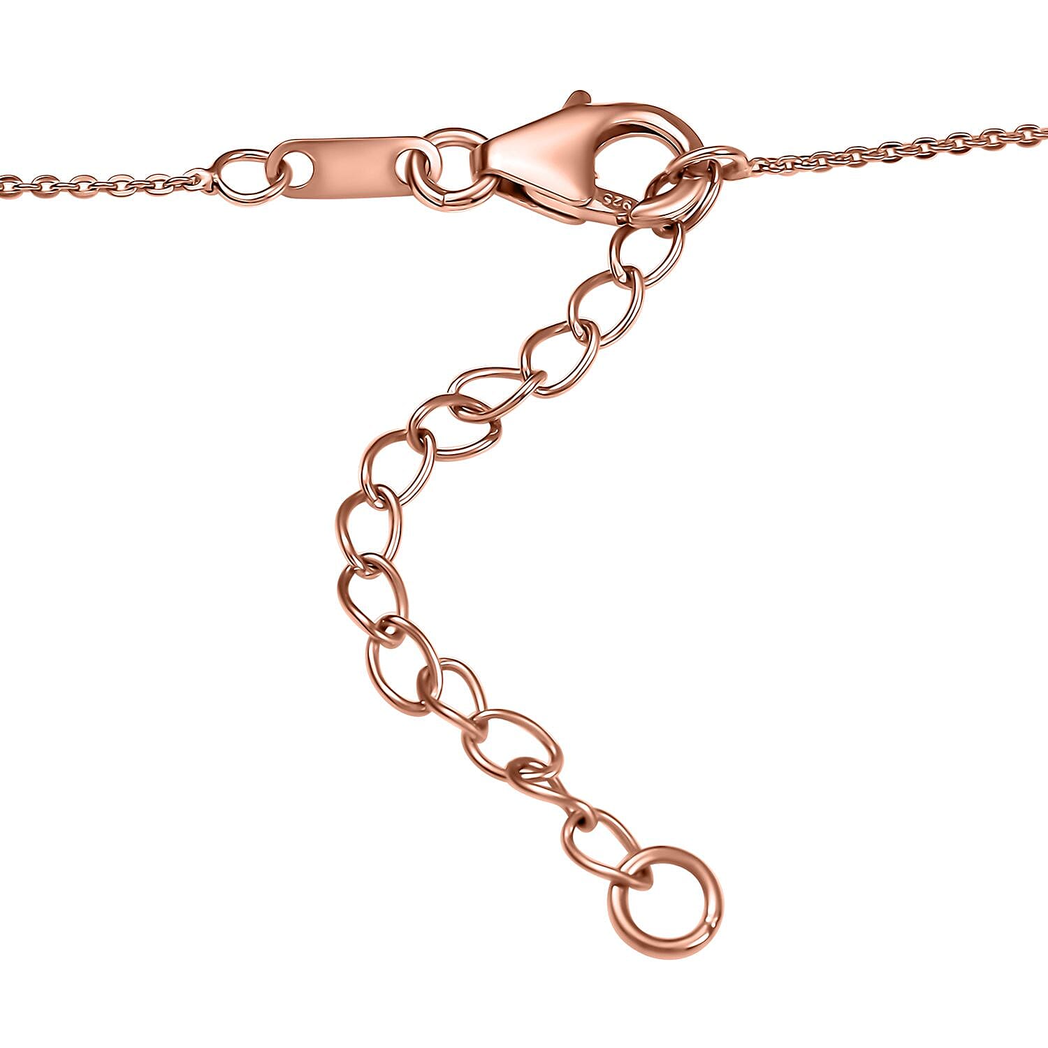 D'Joy Premium Blush Tourmaline and Multi Gemstone 2.60 ctw Whispers of Rose Necklace in 18K Vermeil Rose Gold Over Sterling Silver 18 Inches