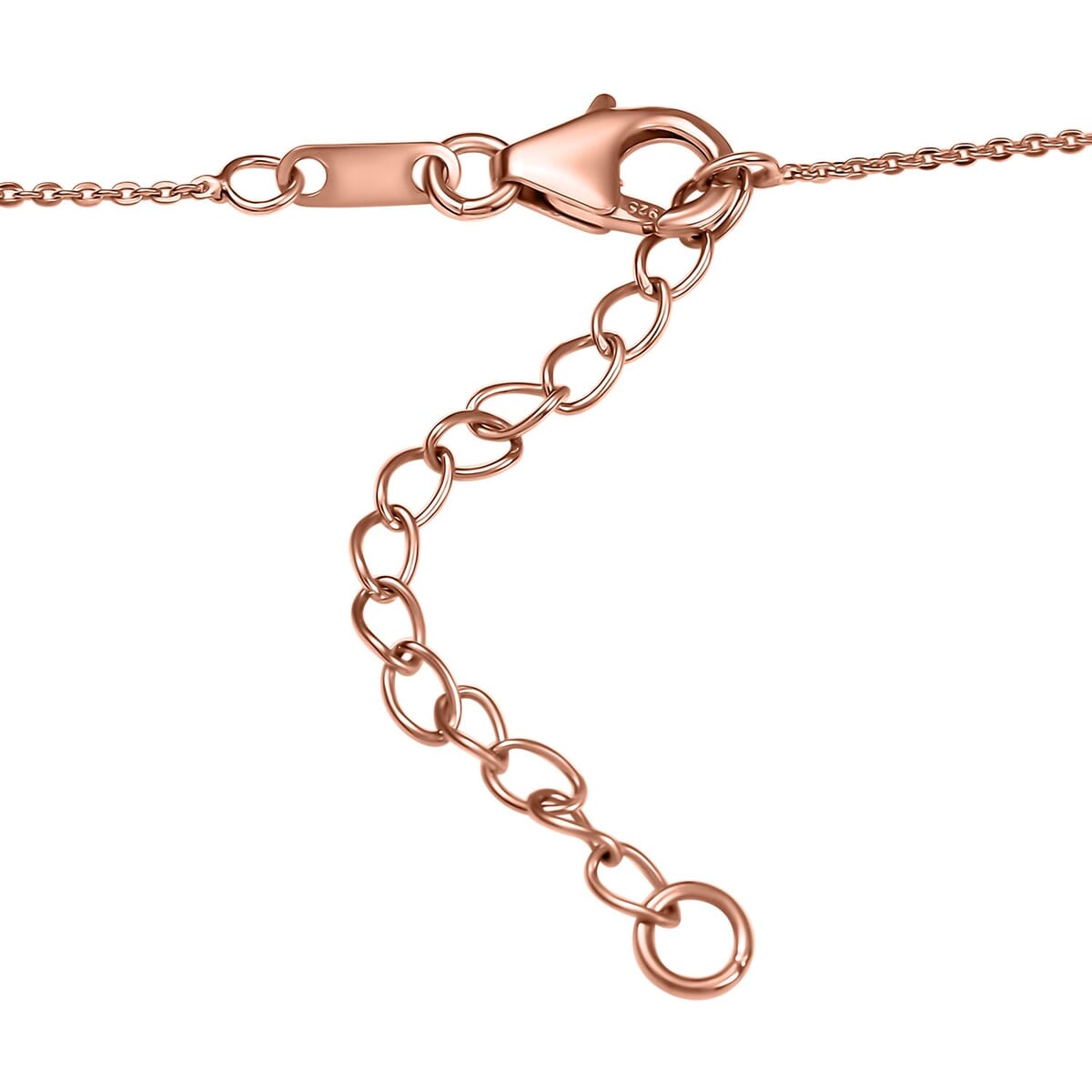 D'Joy Premium Blush Tourmaline and Multi Gemstone 2.60 ctw Necklace in 18K Vermeil Rose Gold Over Sterling Silver 18 Inches image number 4