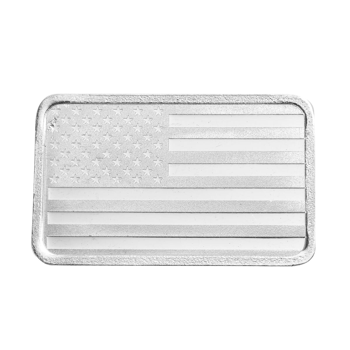 999 Fine Silver USA Flag Emboss Bar (10 g) image number 0
