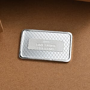 999 Fine Silver USA Flag Emboss Bar (10 g) (Del. in 10-12 Days)