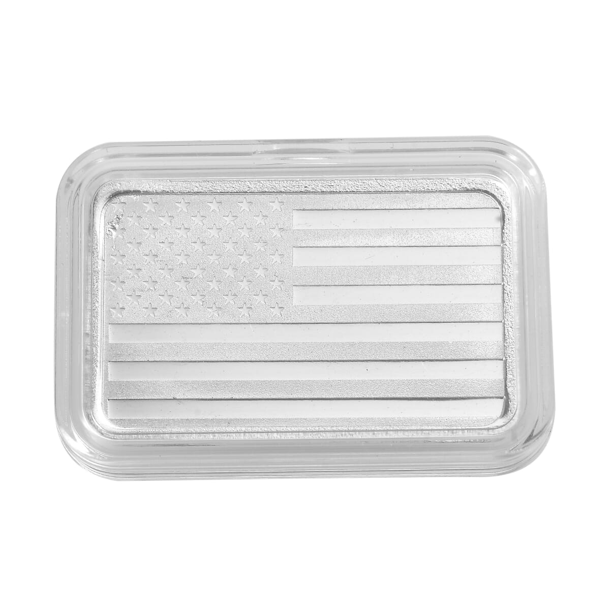 999 Fine Silver USA Flag Emboss Bar (10 g) image number 4