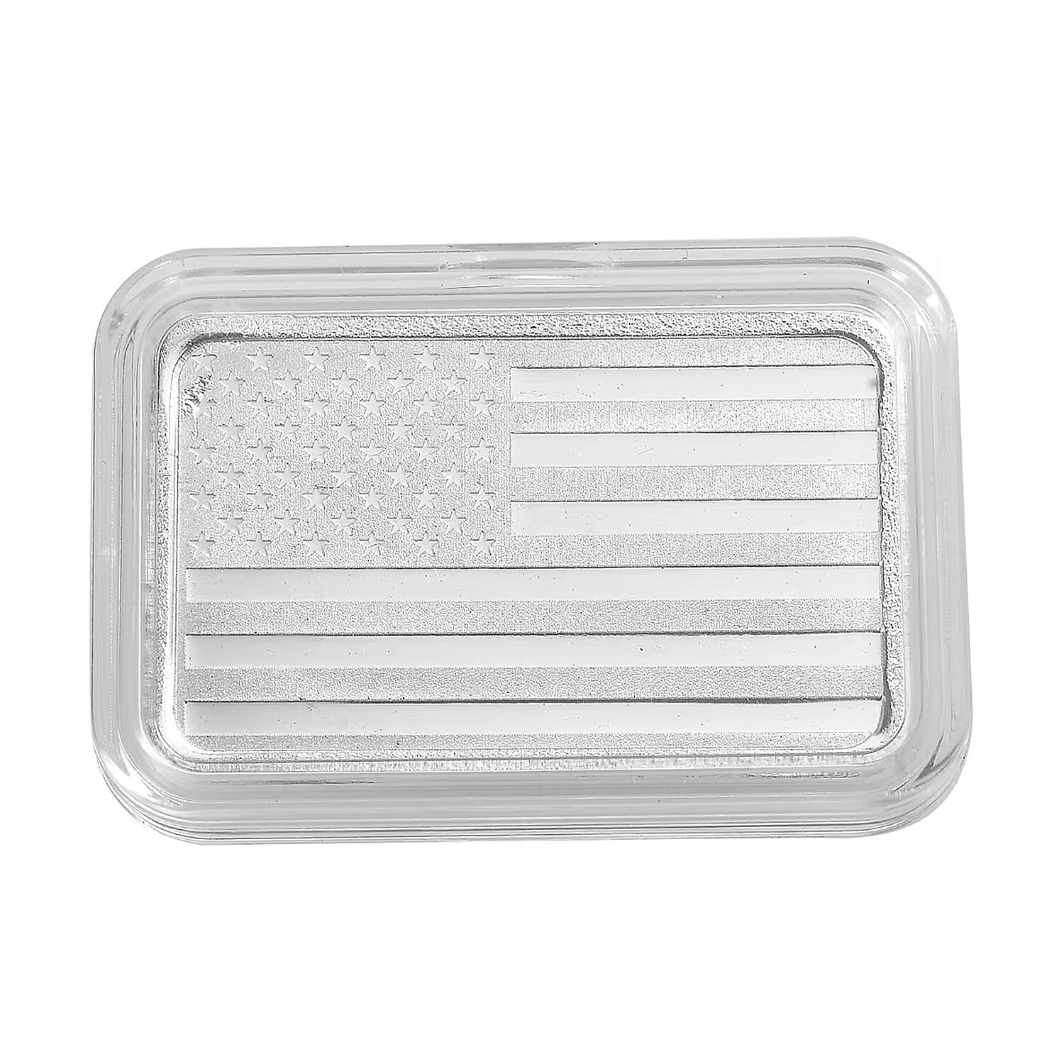 999 Fine Silver Land of the Free – USA Flag Tribute Bar 10 Grams