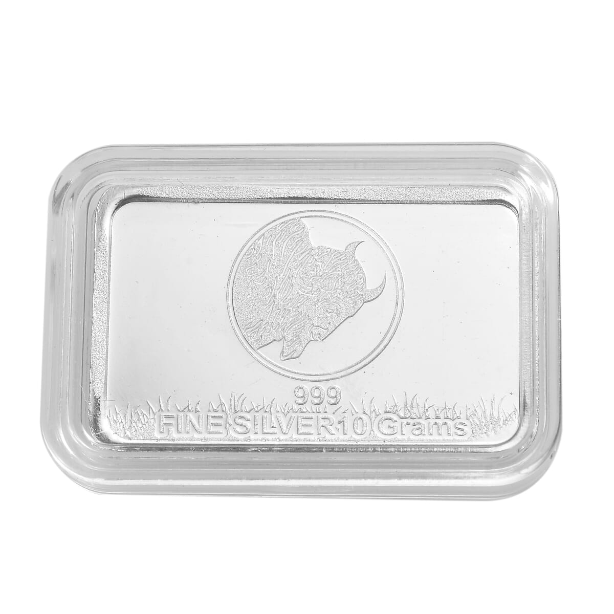 999 Fine Silver American bison Emboss Bar (10 g) image number 5