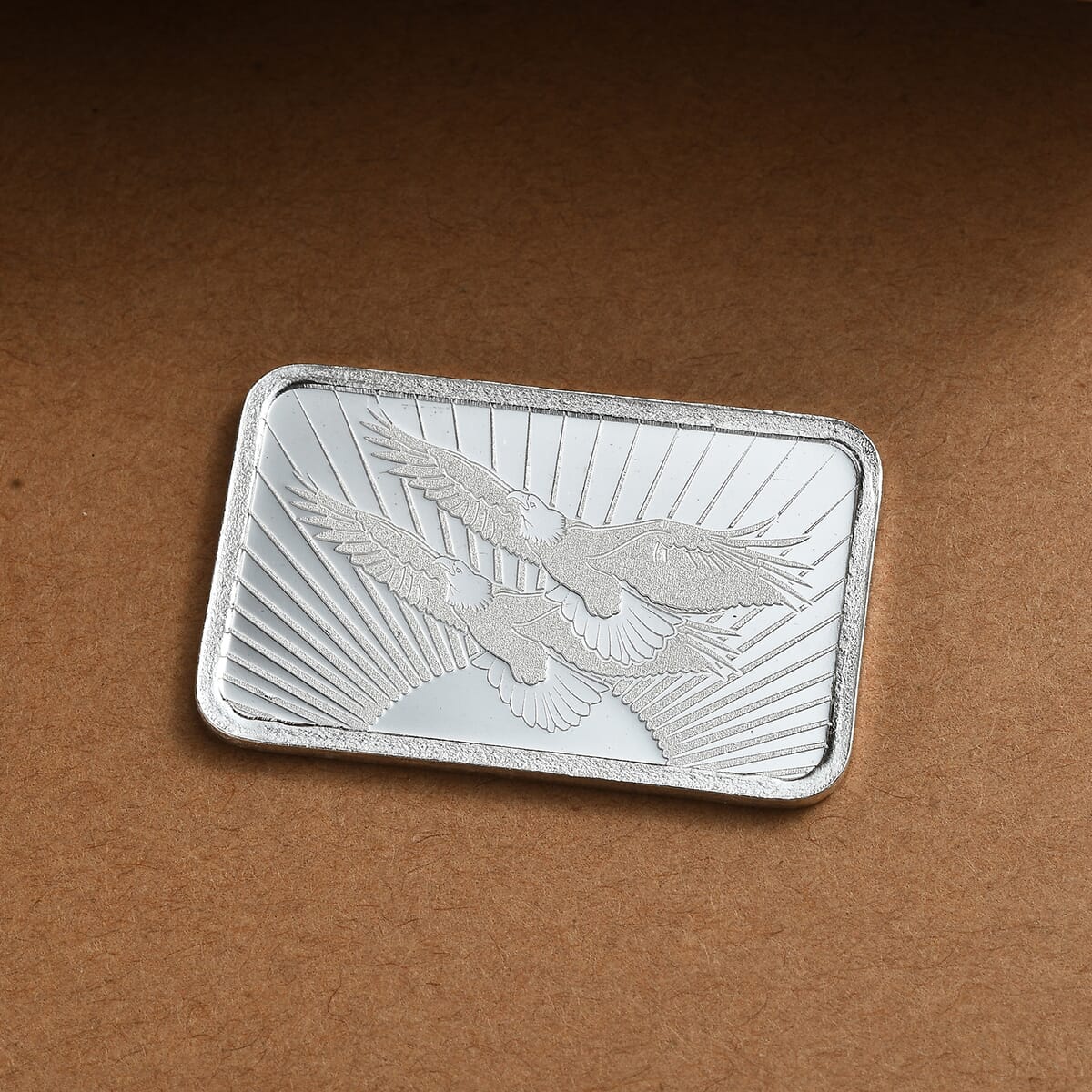 999 Fine Silver Eagle Emboss Bar (10 g) image number 1
