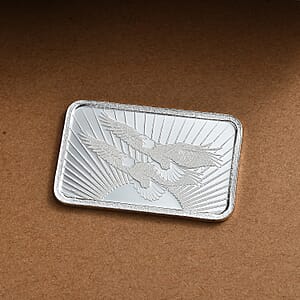 999 Fine Silver Eagle Emboss Bar (10 g) (Del. in 10-12 Days)