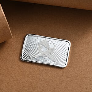 999 Fine Silver Eagle Emboss Bar (10 g) (Del. in 10-12 Days)