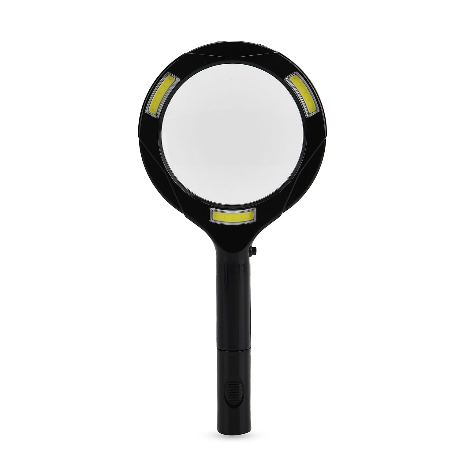 Livmore Black Single 3X Hand-held LED Light Magnifier (2xAA Battery Not Included)