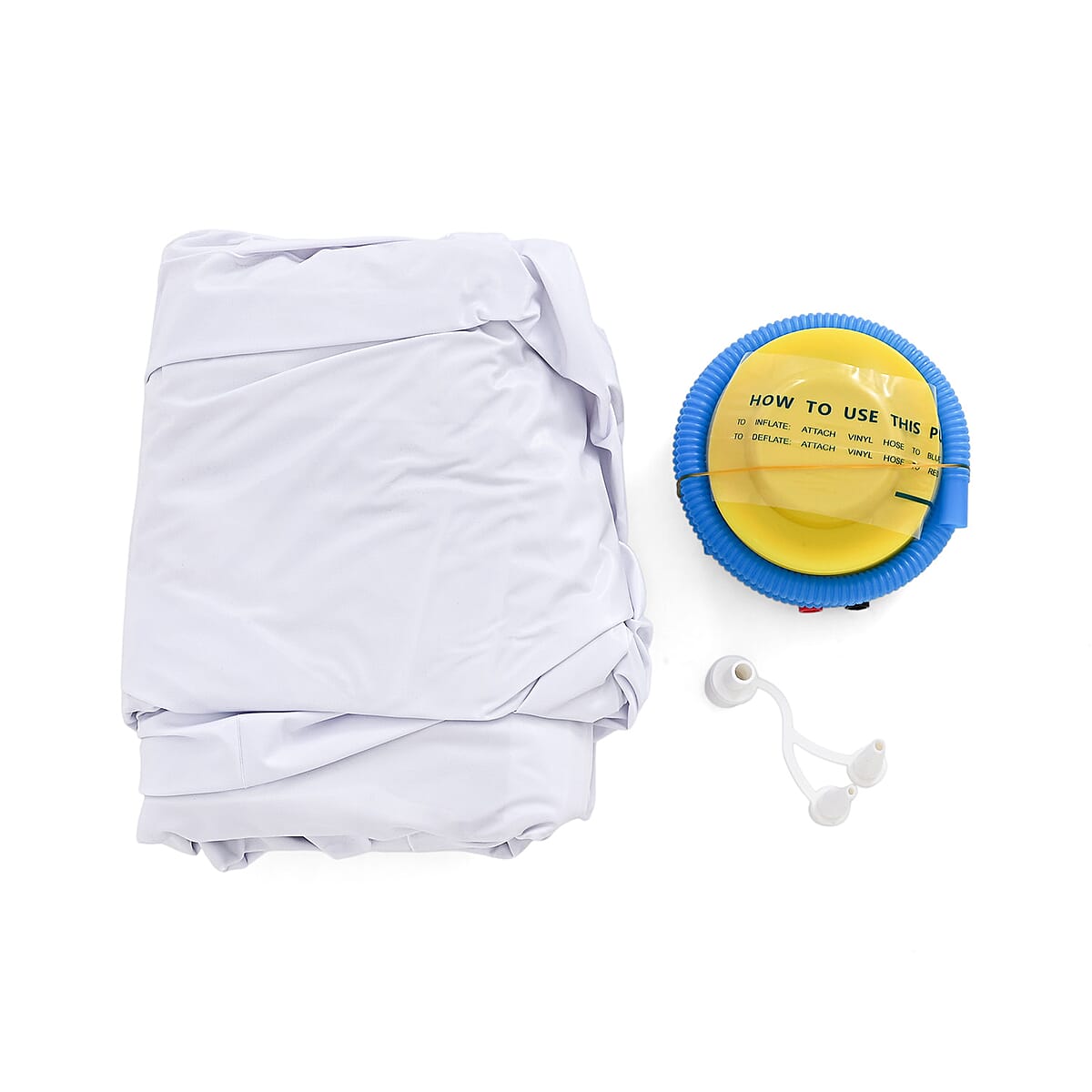 Livmore Inflatable Chair with Ottoman - Red image number 5