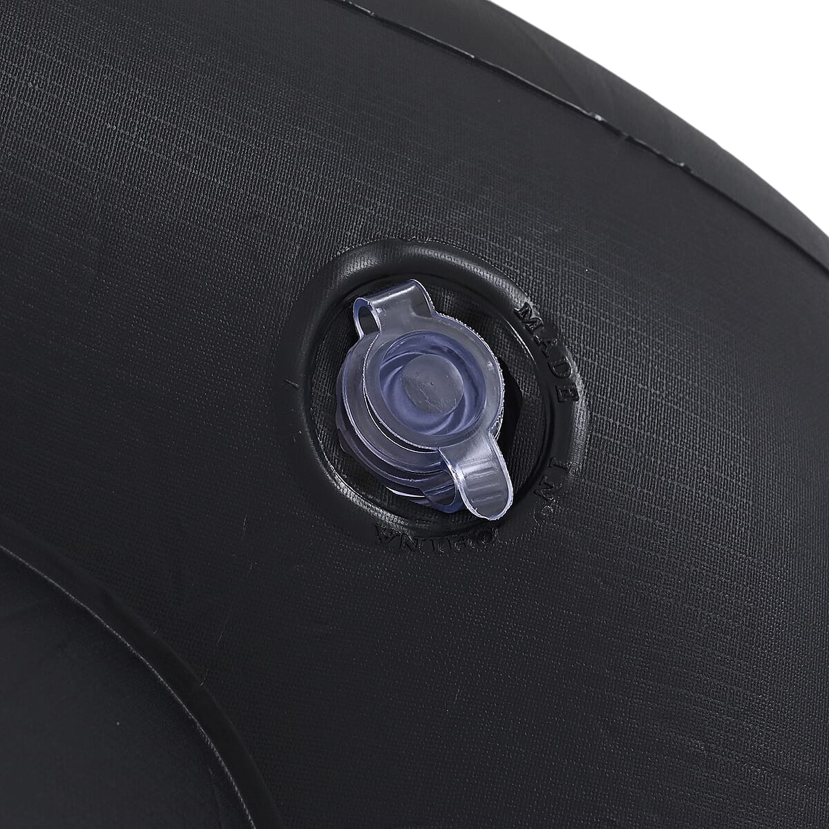 Livmore Inflatable Chair with Ottoman - Black image number 7