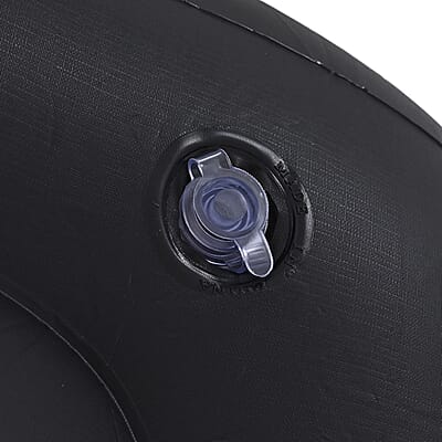 Livmore Inflatable Chair with Ottoman - Black