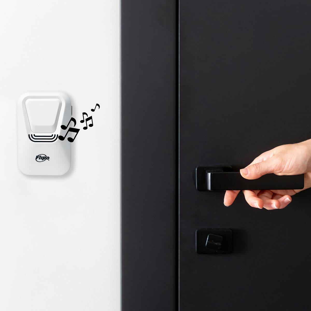 Flipo Wireless Doorbell with Motion Activated Security Light Batteries Included image number 1