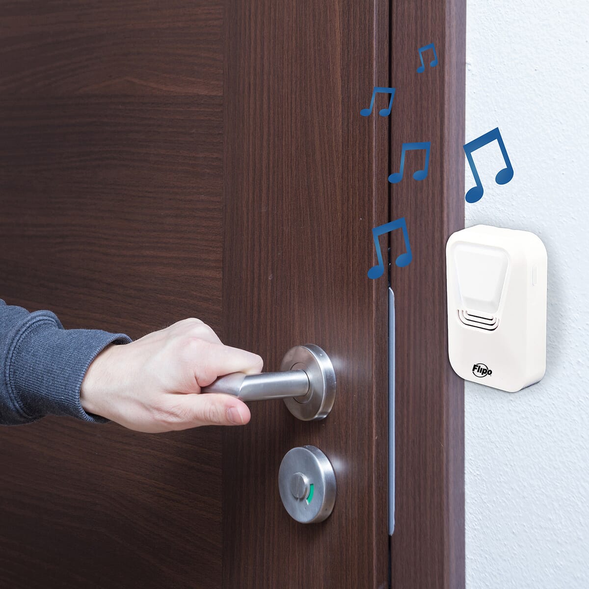 Flipo Wireless Doorbell with Motion Activated Security Light Batteries Included image number 2