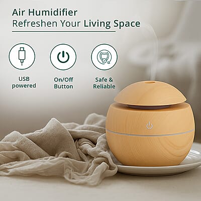 Livmore Yellow Aroma Humidifier with 7 Essential Oils