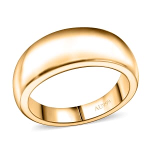 Band Ring in 24K Yellow Gold (Size 10.0) 1.48 Grams