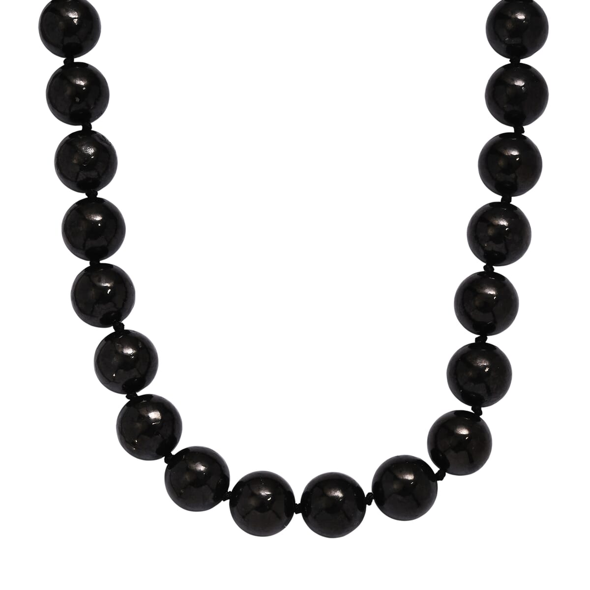 EverTrue Shungite 540.00 ctw Necklace in Platinum Bond 20 Inches image number 0